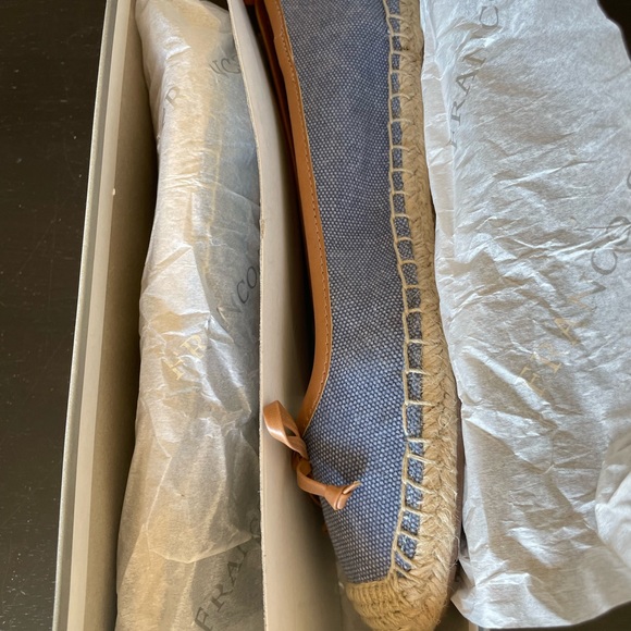 Frank Sarto Denim flats Size 8 - Picture 4 of 7